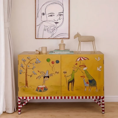 Cute Painted Sideboard