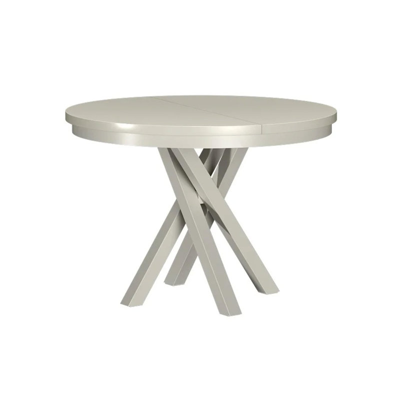 Extendable Dining Table, Cream