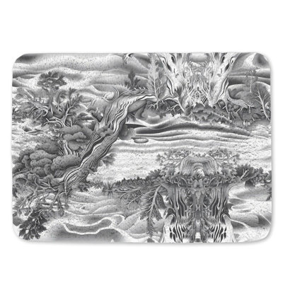 Tapis de bain forêt