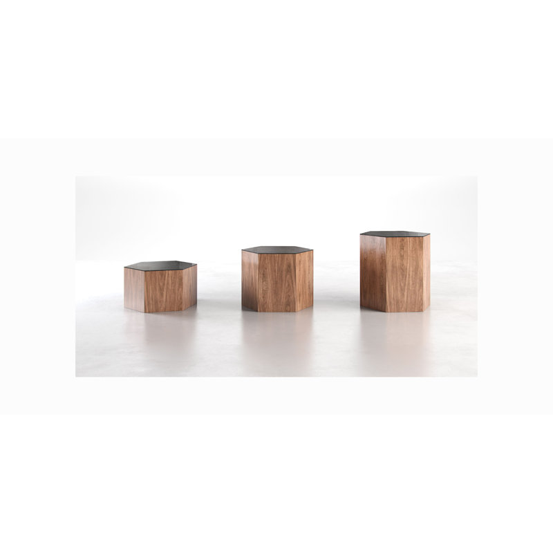 Centre Coffee Table, 14" H x 18" L x 18" W, Glossy Chateau Gray