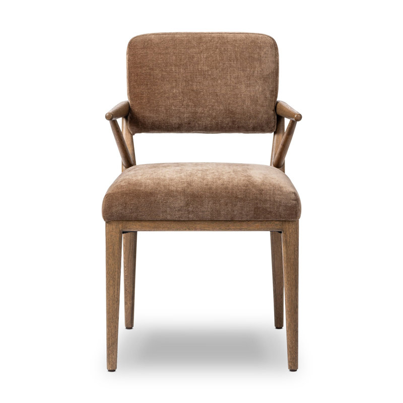 DEIDRE 19.92'' H Upholstered Armchair, Altair Mushroom