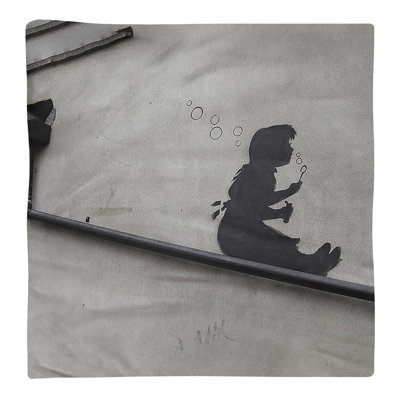 Serviette de table de salle à manger Bubble girl