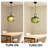 Modern Green Glass Pendant Light, Adjustable Cord, E26 Bulb Included