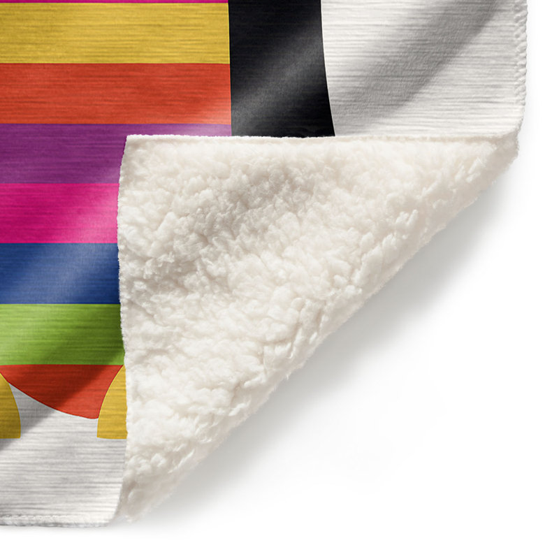 Hand Woven Throw Blanket, 51" x 60"