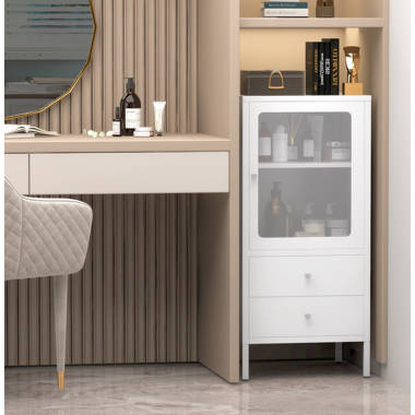 Latitude Run® Metal Storage Cabinet With Lock, Free Standing