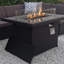 Dibora Propane Smokeless Fire Pit Table with Hidden Fuel Tank