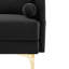Fauteuil en velours avec 2 coussins Ronella-1438679518