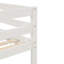 Lit mezzanine avec escalier, blanc-528437856