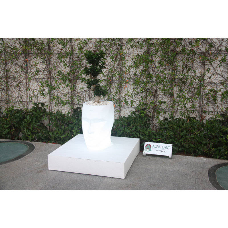 Adan Planter, 27.5" H x 19.75" W x 23.75" D, Ice