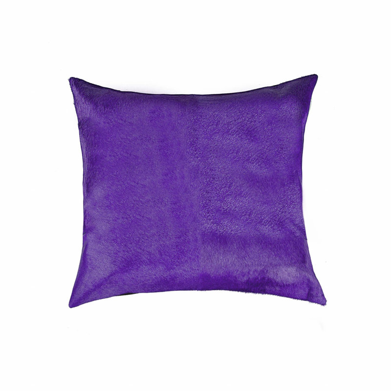 Coussin décoratif, H 18 po x l 18 po, Mauve