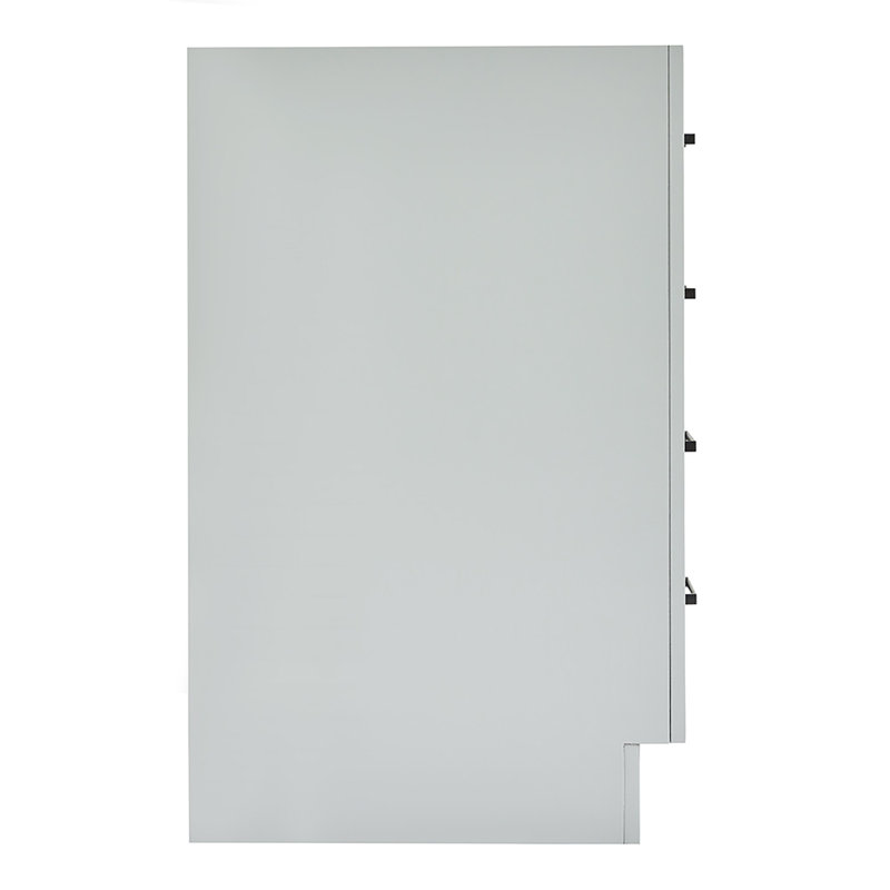 42" Single Bathroom Vanity Base only, Matte Black, Gray