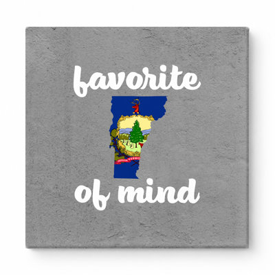 Vermont Favorite of Mind — Square Canvas Wall Art
