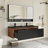 46.93" Wall-Mount Double Bathroom Vanity Base Only