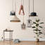 Catrine Metal Side Table with Bevelled Mirror Shelf