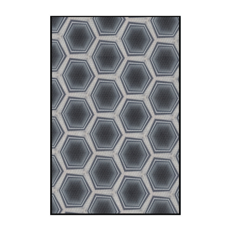 Sanner Geometric Indoor Rug, Rectangle 5' x 7'