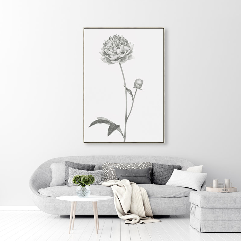 A Flower Of Day I Print by Janice Sadler, Glass Coat, 44.5" H x 31.5" W