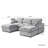 Kessi 5-piece Slipcovered Sectional-1816690577