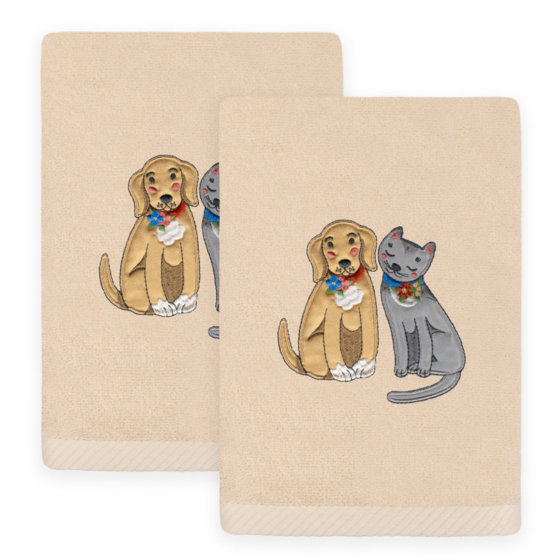  Serviette de toilette Ozkan Spring Dog & Cat, Sable