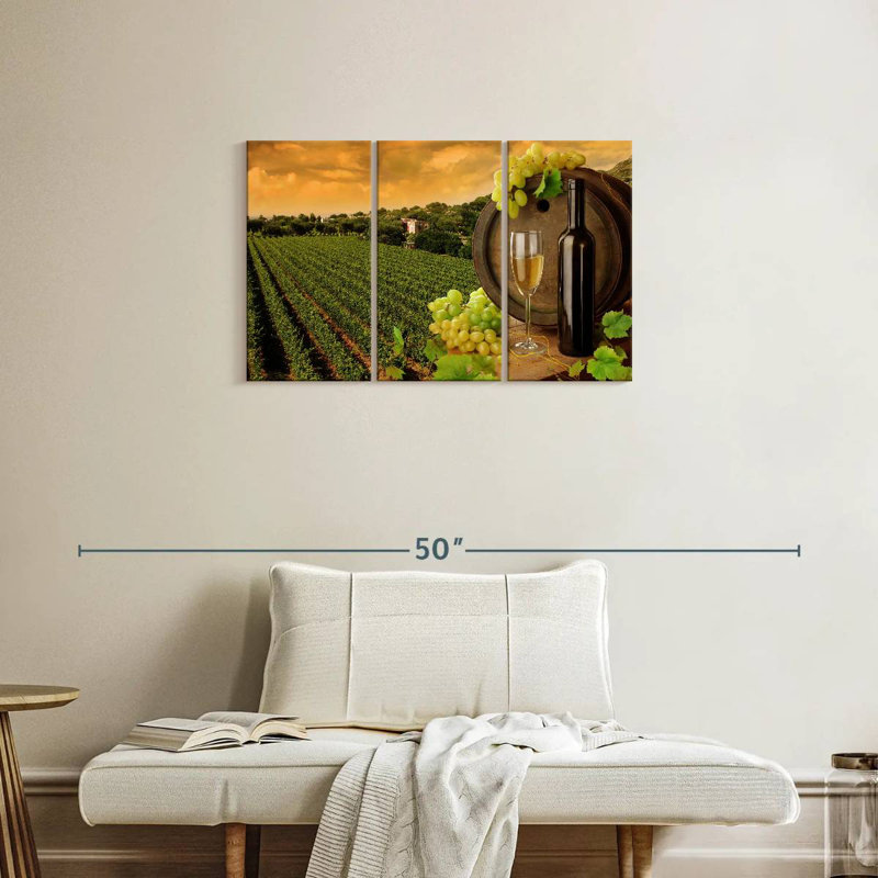 Yarlin Vineyard en Toscane, H 20 po x l 33 po