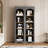 Free Standing 5 Tier Bookcase(Set of 2)-1598355431