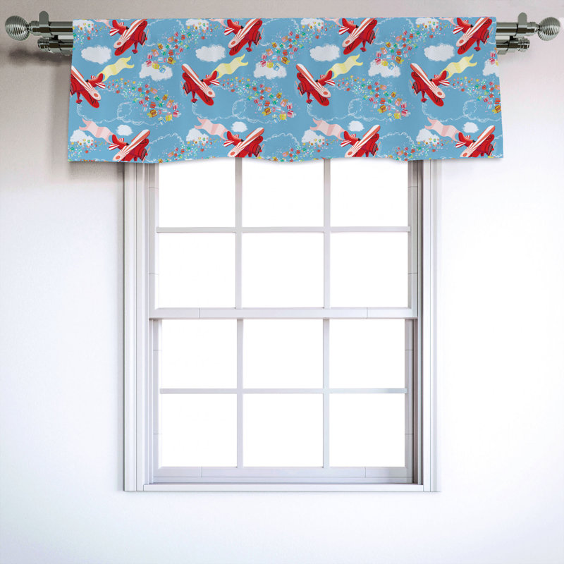 Sateen Ruffled Window Valance