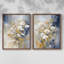«FLORAL Series CCLxxvii», reproduction encadrée de qualité supérieure - prête à être accrochée - aucun clou requis - aucun clou requis-107998656-107998652