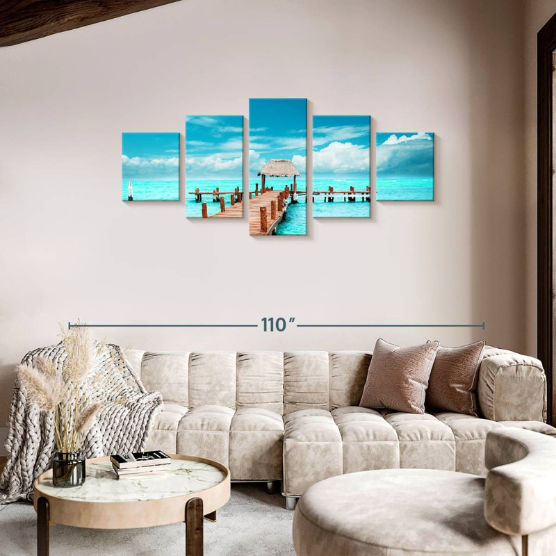Isla Mujeres Mexico Dock, 36" H x 80" W