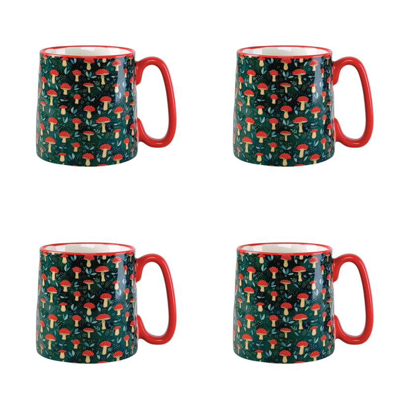 Jaylece Toadstool Mushroom Coffee Mug