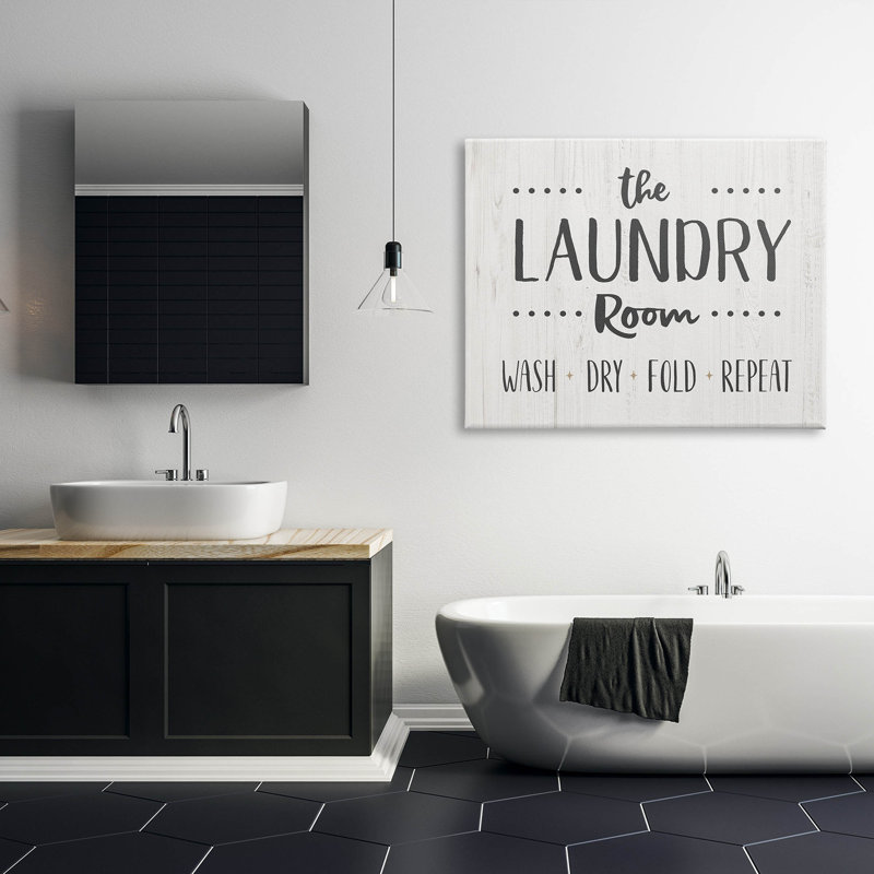 "Laundry Room Wash", L 48 po x H 36 po