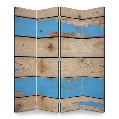 Cloison pliante 4 panneaux paravent Royal Rustic