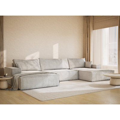 6 Seater Reclining Corner Sofa 