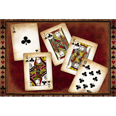 Royal Flush 2 - Wrapped Canvas Print