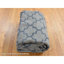 Tapis unique gris de 8 pi 1 po x 9 pi 9 po Aulona