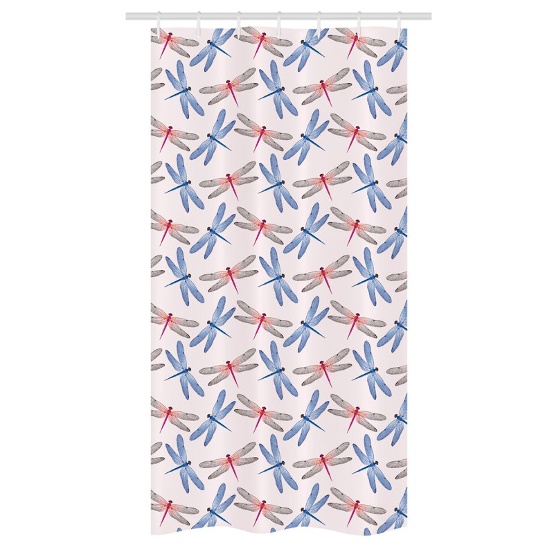 Evda Shower Curtain with Hooks Included, 72" H x 36" W