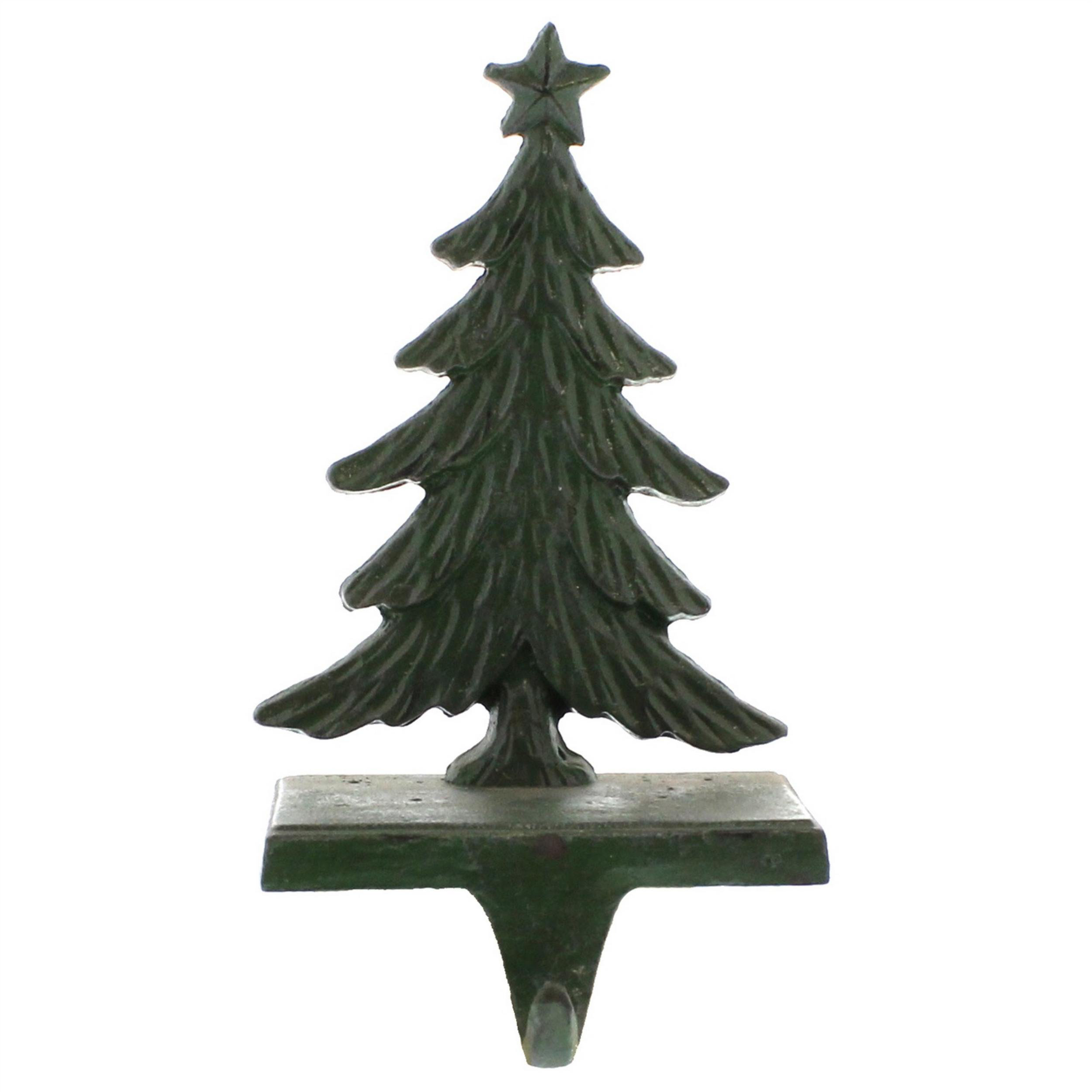 The Holiday Aisle® Christmas Tree Cast Iron Stocking Holder &amp; Reviews ...