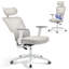 Ergonomic Mesh Office Chair, High Back Desk Chair with Lumbar Support & 3D Armrests, Adjustable Computer Chair for Home Office, Grey-130632876-130632881