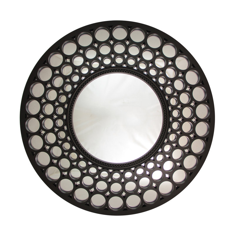 Miroir mural 24,75 po, Noir