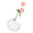Handcrafted Earthenware Pottery Vase with Textured Detailing - Modern Decorative Accent-357657037