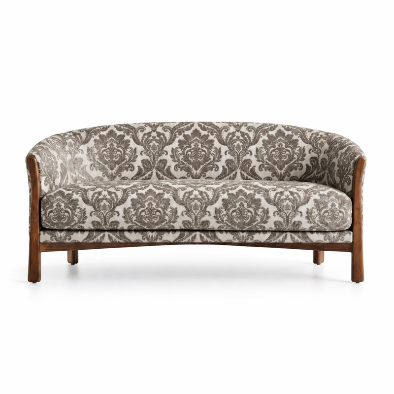 Damask Two Tone Velvet | Neiman Fabric, Gray