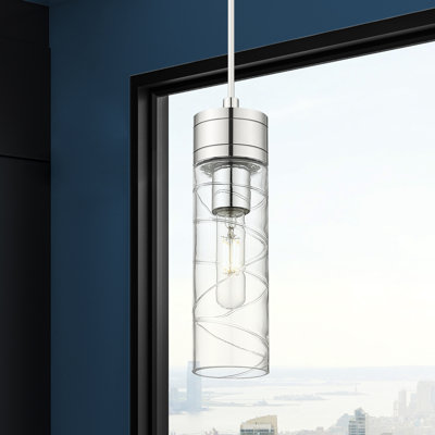Ballston - Maliyah - 1 Light 3" Cord Hung Mini Pendant with 8"H Shade