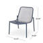 Ensemble de chaises polyvalentes et empilables pour des moments de détente estivaux