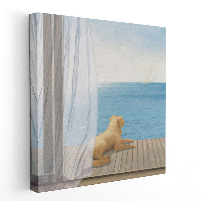 «Blue Breeze II», reproduction d'art sur toile, H 12 po x l 12 po