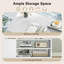 Pedestal Coffee Table with Storage-118149661
