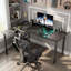 L-Shaped Metal Base Computer Desk-999706215-999706212