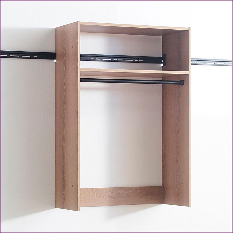Placard mural modulaire Closet de Closet, finition chêne moderne | Chêne | Bois, Brun