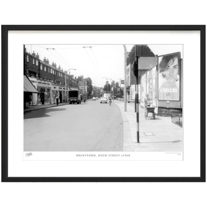 Brentford, High Street C1960 by Francis Frith - Single Picture Frame Print, 40cm H x 50cm W x 2.3cm D