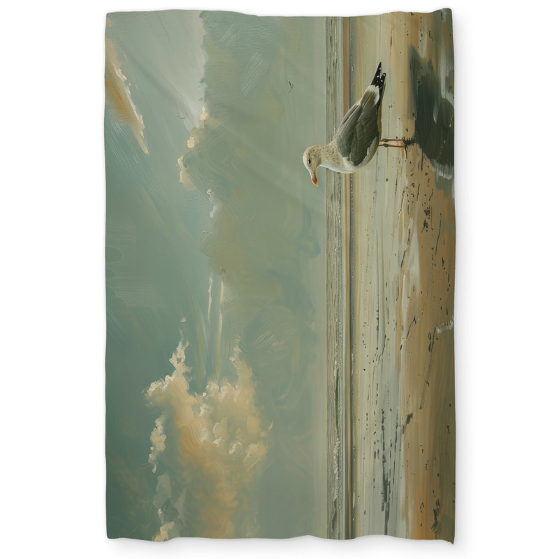 Relaxed seagull Turquoise Duvet Cover | Home Decor Essentials
