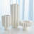 Frilled Vase-Matte White-Sm-119364172