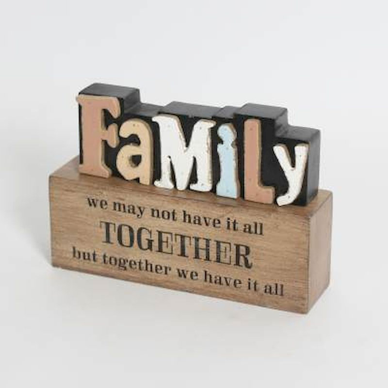 Bloc de lettres familiales Neves