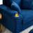 Tereas 70.5“ Upholstered Loveseat with Ottoman, Sectional Reversible Chaise Lounge-2001043618